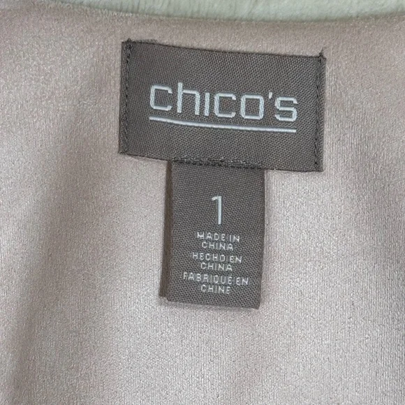 Chico's Dusty Pink Light Jacket - Picture 4 of 9